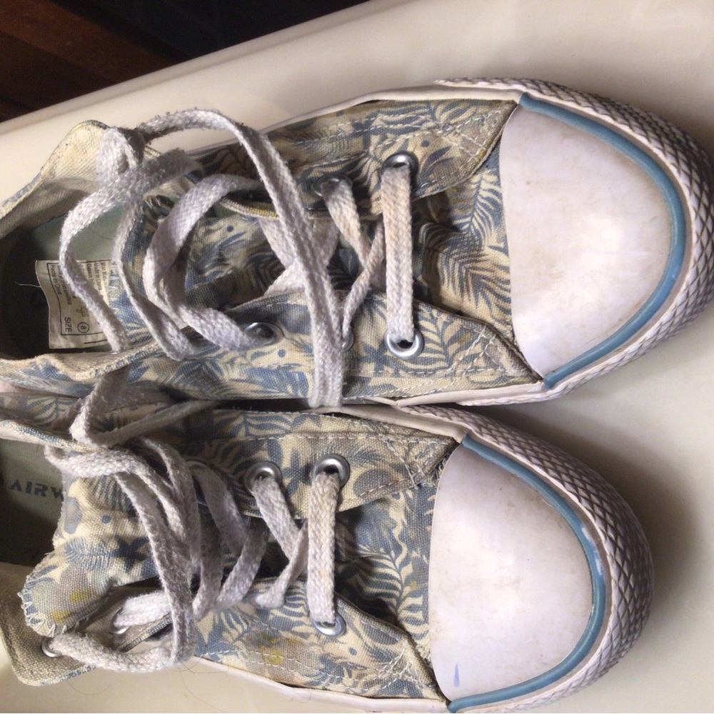 Airwalk Kids' Patterned Sneakers - White and Blue